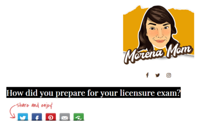 How did you prepare for your licensure exam?